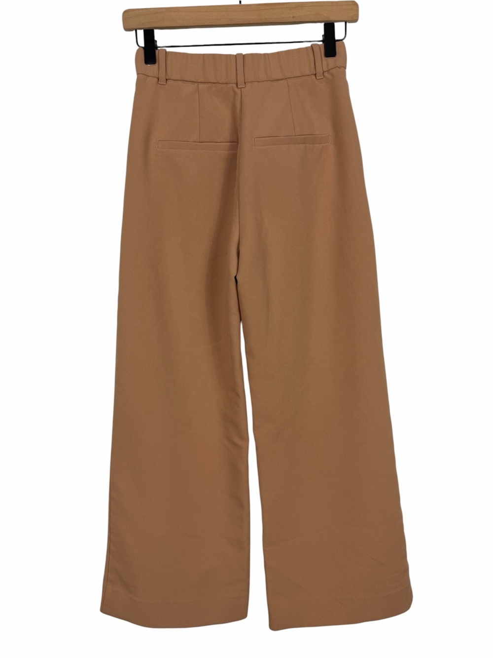 Abercrombie & Fitch Sloane Wide Leg Pants High Rise Tan Size 0XS - Picture 5 of 8